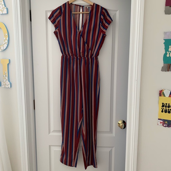 Striped jumpsuit - Picture 1 of 3